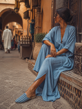 نمط شيفرون أزرق