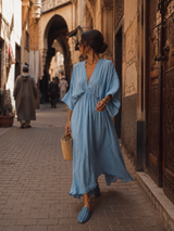 نمط شيفرون أزرق