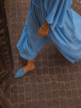 نمط شيفرون أزرق